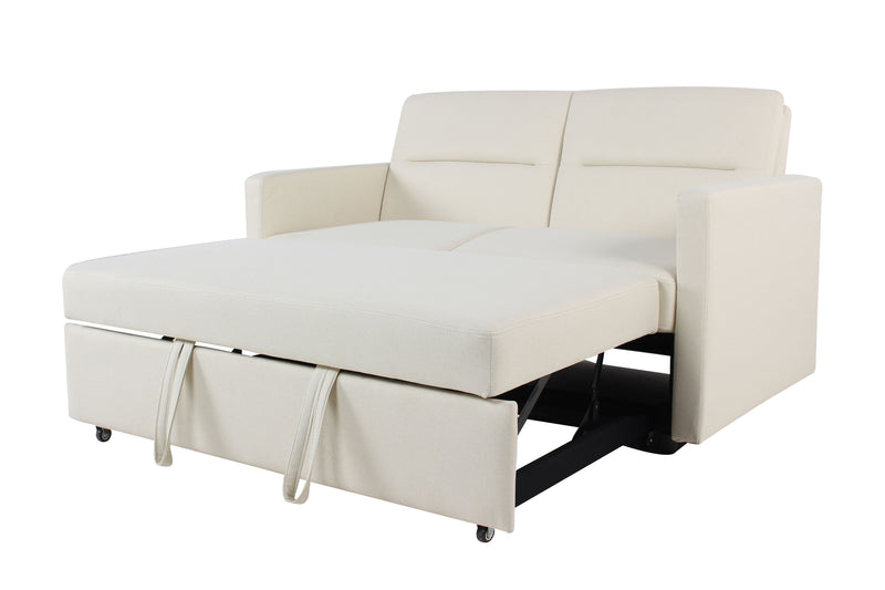 Sleeper Pull Out Loveseat Couch With Adjustable Backrest