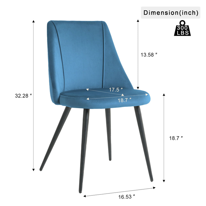 Modern Velvet Dining Chair