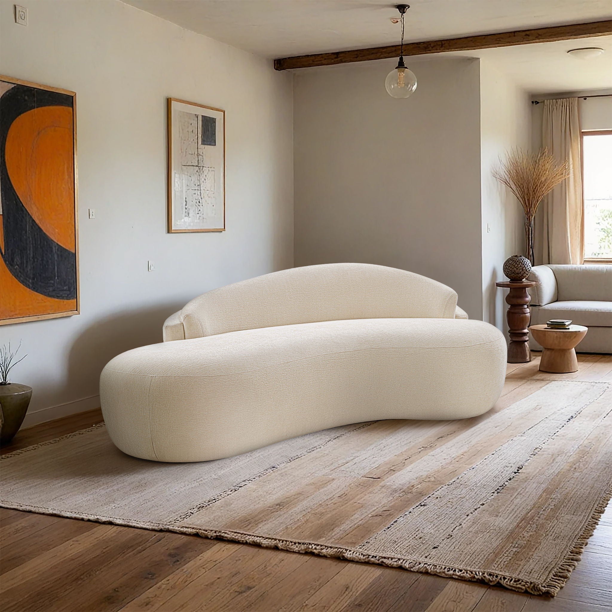 Caspian - Chenille Fabric Upholstered Loveseat - Urban Living Furniture (Los Angeles, CA)