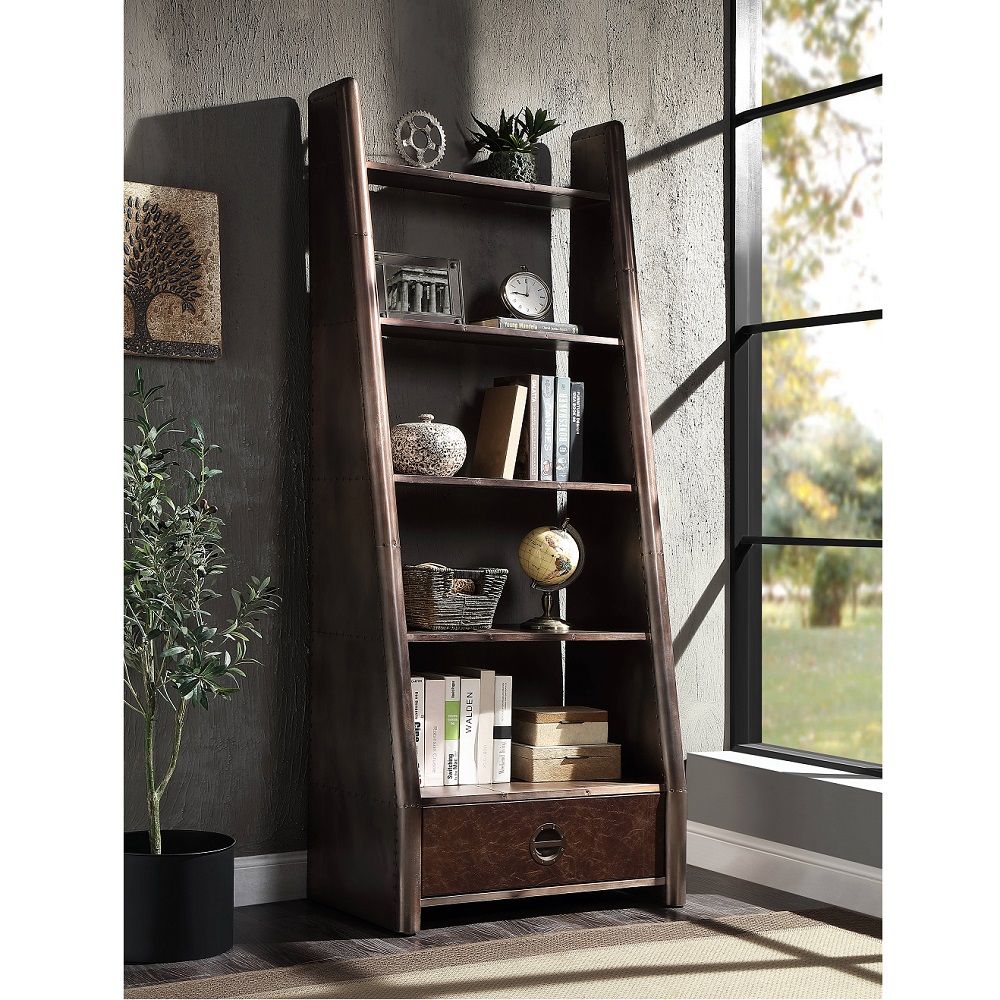 Brancaster - Bookcase - Aluminum - Urban Living Furniture (Los Angeles, CA)