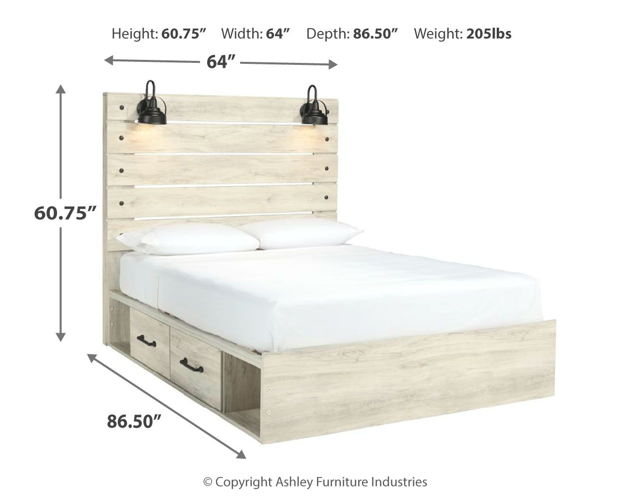 Cambeck - Panel Bed - Urban Living Furniture (Los Angeles, CA)