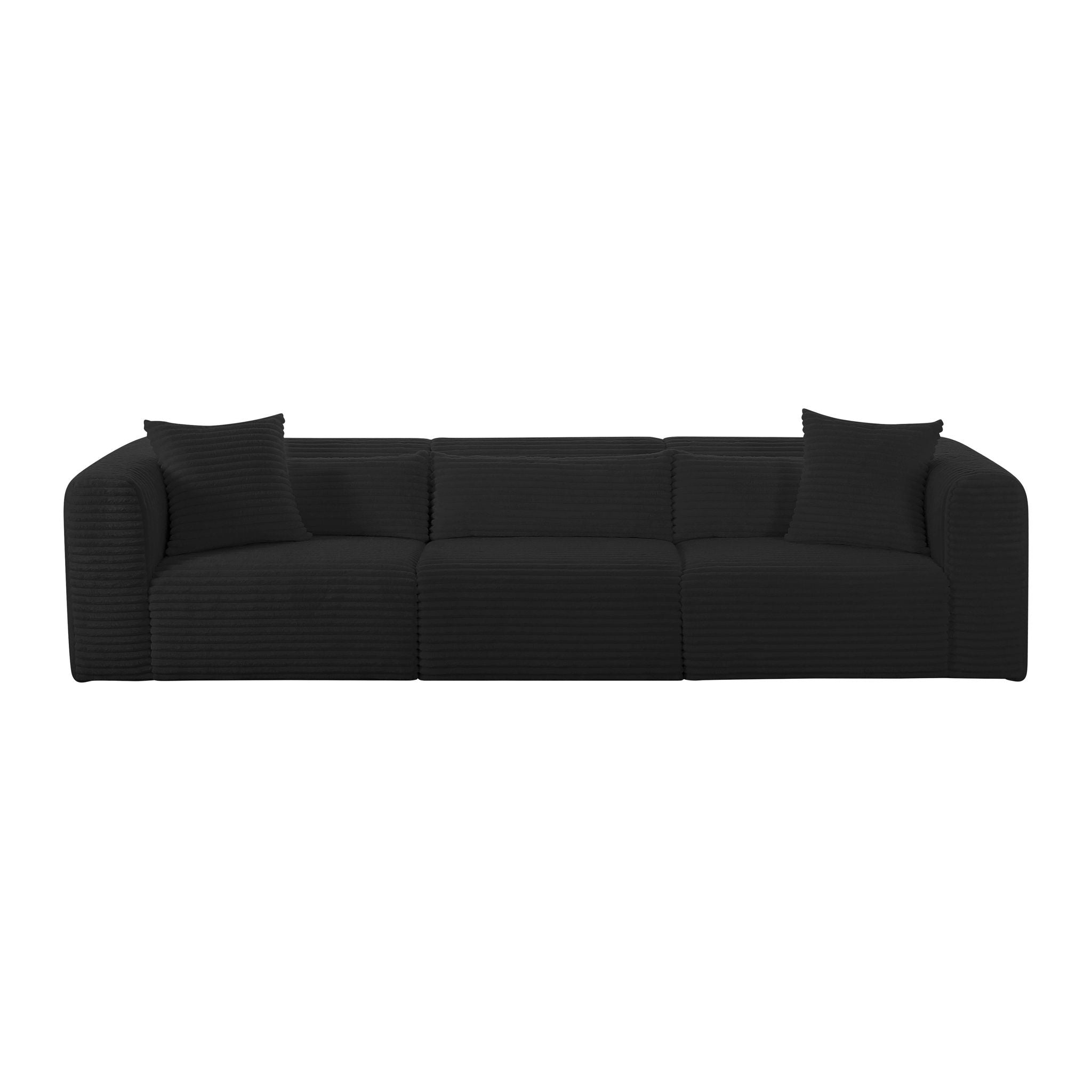 Tarra - Fluffy Oversized Corduroy Modular Sofa - Urban Living Furniture (Los Angeles, CA)