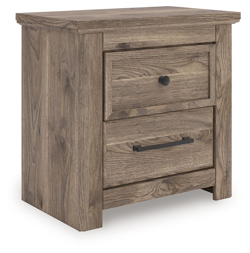 Rusticott - Brown - Two Drawer Night Stand - Urban Living Furniture (Los Angeles, CA)