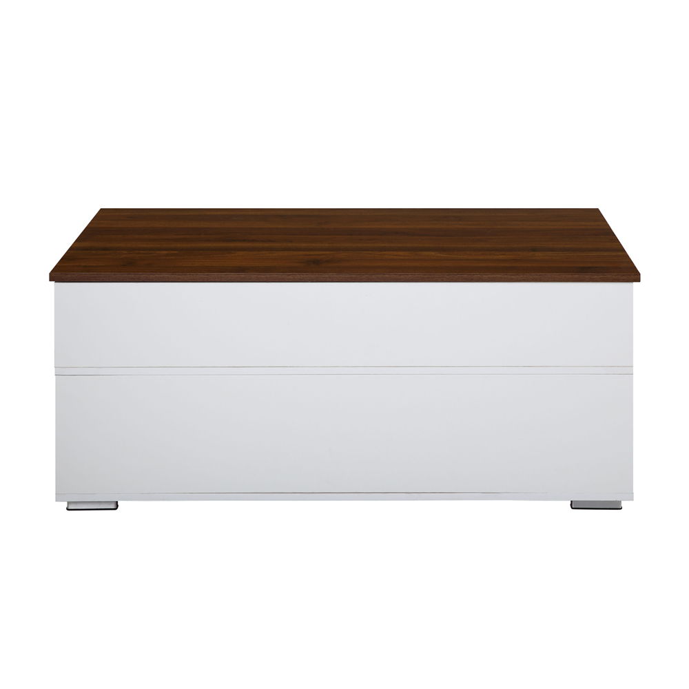 Raeden - Coffee Table With Lift Top - White & Walnut - Urban Living Furniture (Los Angeles, CA)