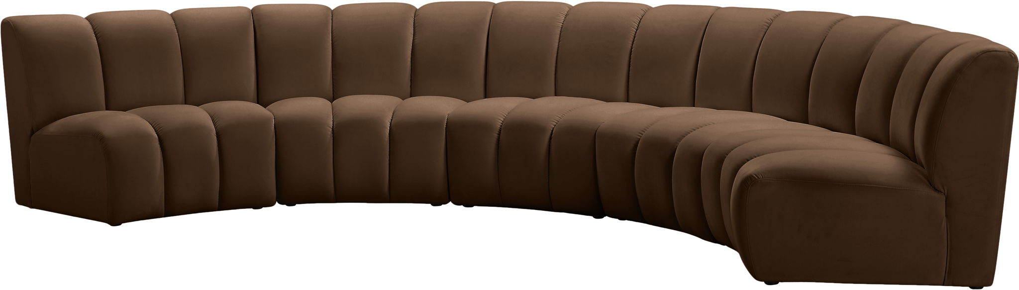 Infinity - 5 Piece Velvet Modular Sectional - Urban Living Furniture (Los Angeles, CA)