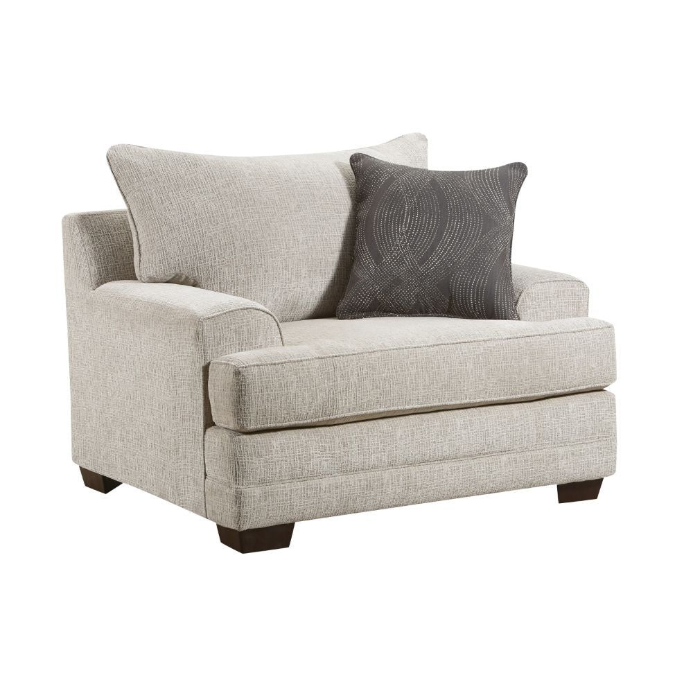 Avedia - Chair - Beige/Gray Chenille - Urban Living Furniture (Los Angeles, CA)