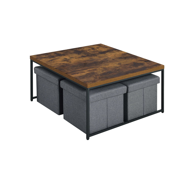 Caitlin - Wood Grain 5 Piece Coffee Table (Set of 5) - Urban Living Furniture (Los Angeles, CA)