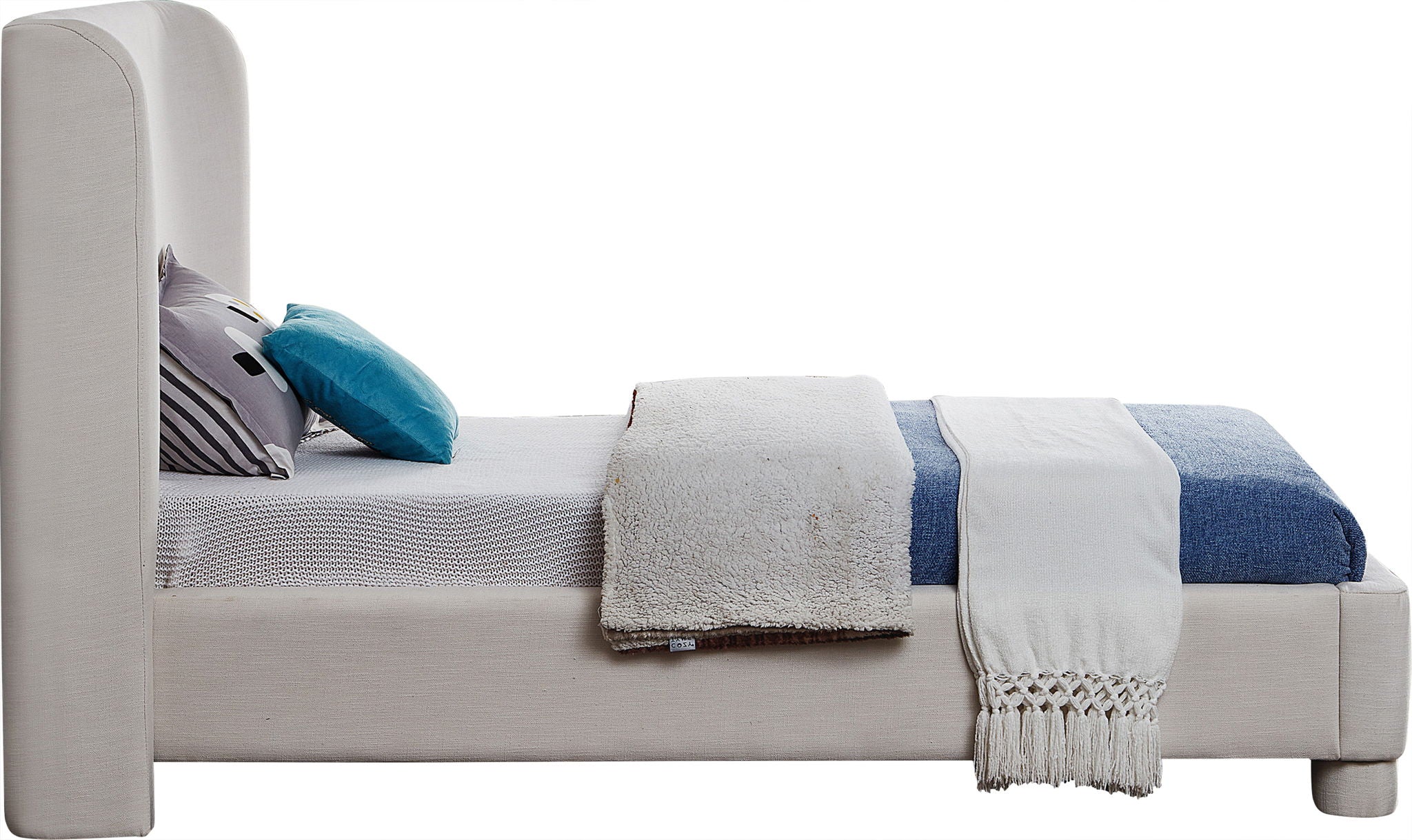 Penny - Polyester Fabric Bed - Urban Living Furniture (Los Angeles, CA)