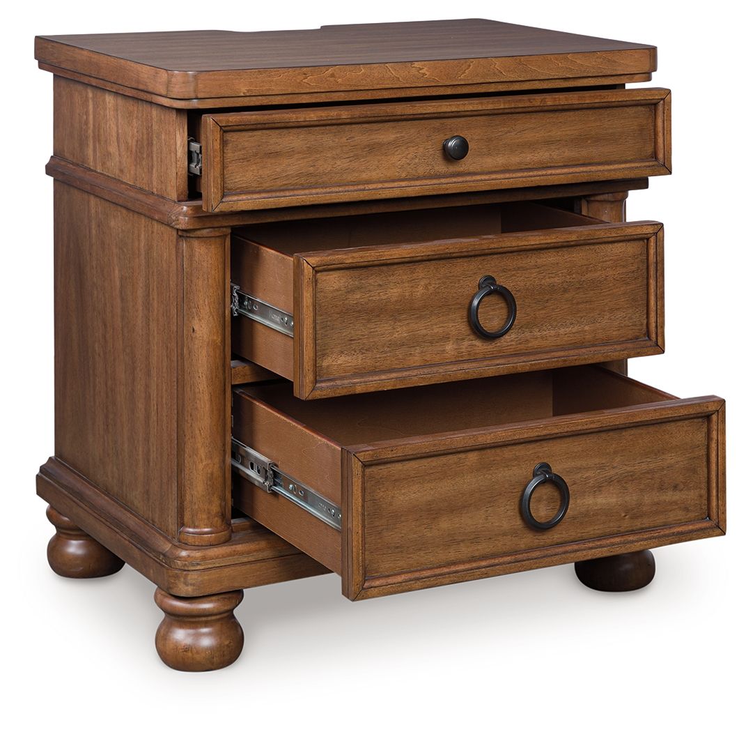 Rowlenstown - Three Drawer Night Stand - Urban Living Furniture (Los Angeles, CA)
