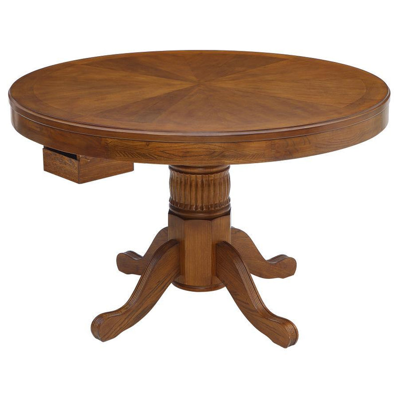 Mitchell - 5 Piece Dining And Game Table Set - Amber