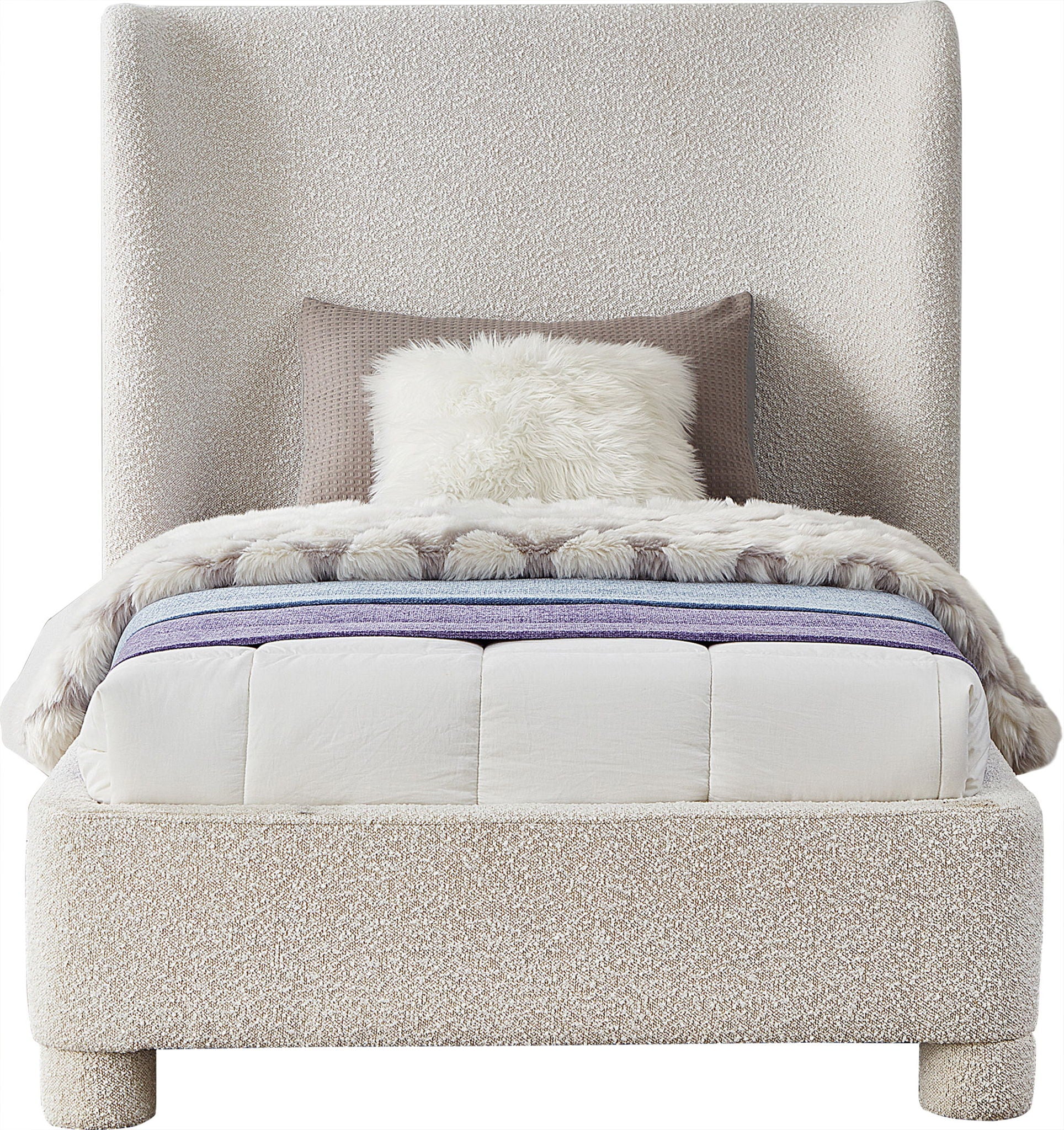 Penny - Boucle Fabric Bed