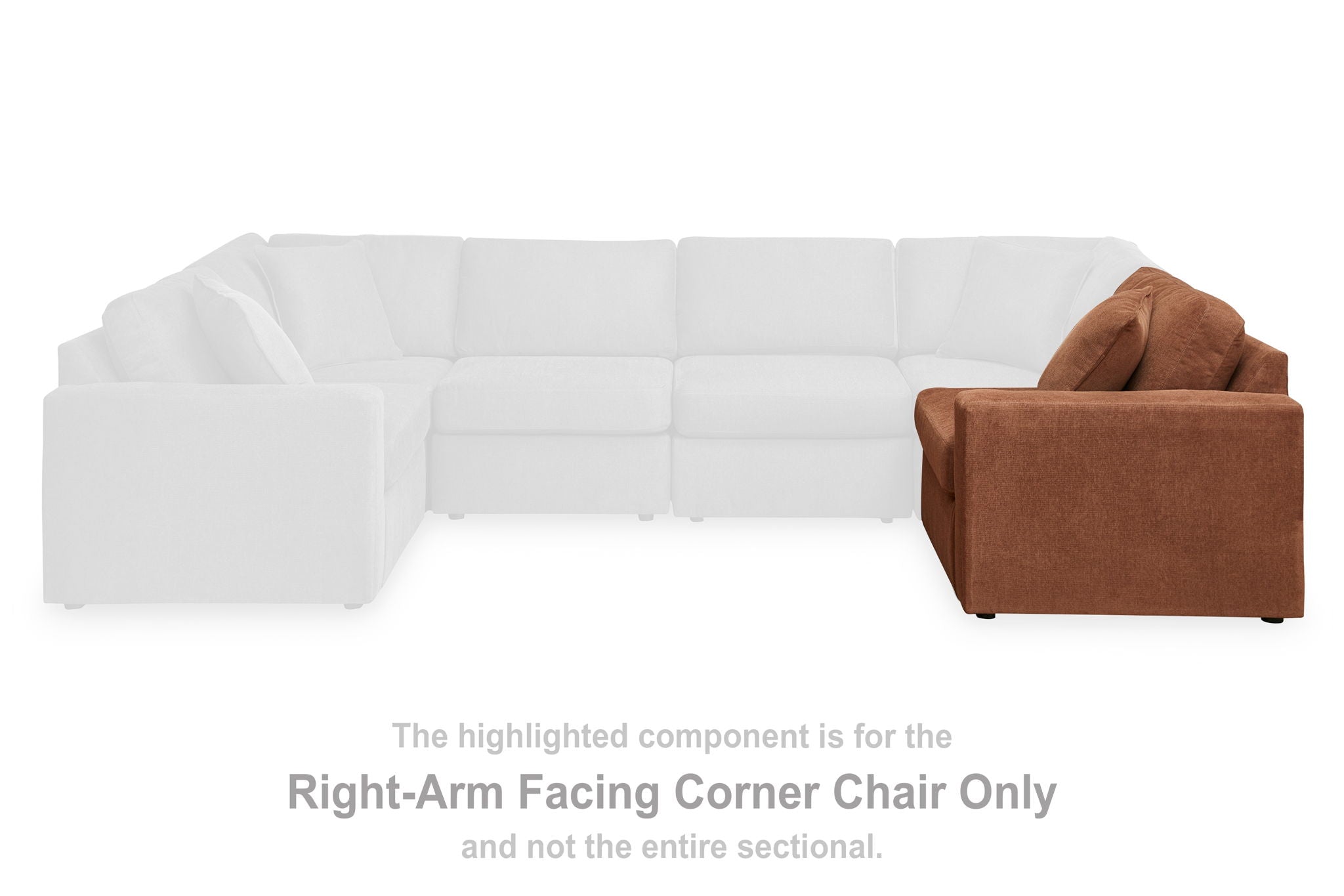 Modmax - Spice - Raf Corner Chair - Urban Living Furniture (Los Angeles, CA)