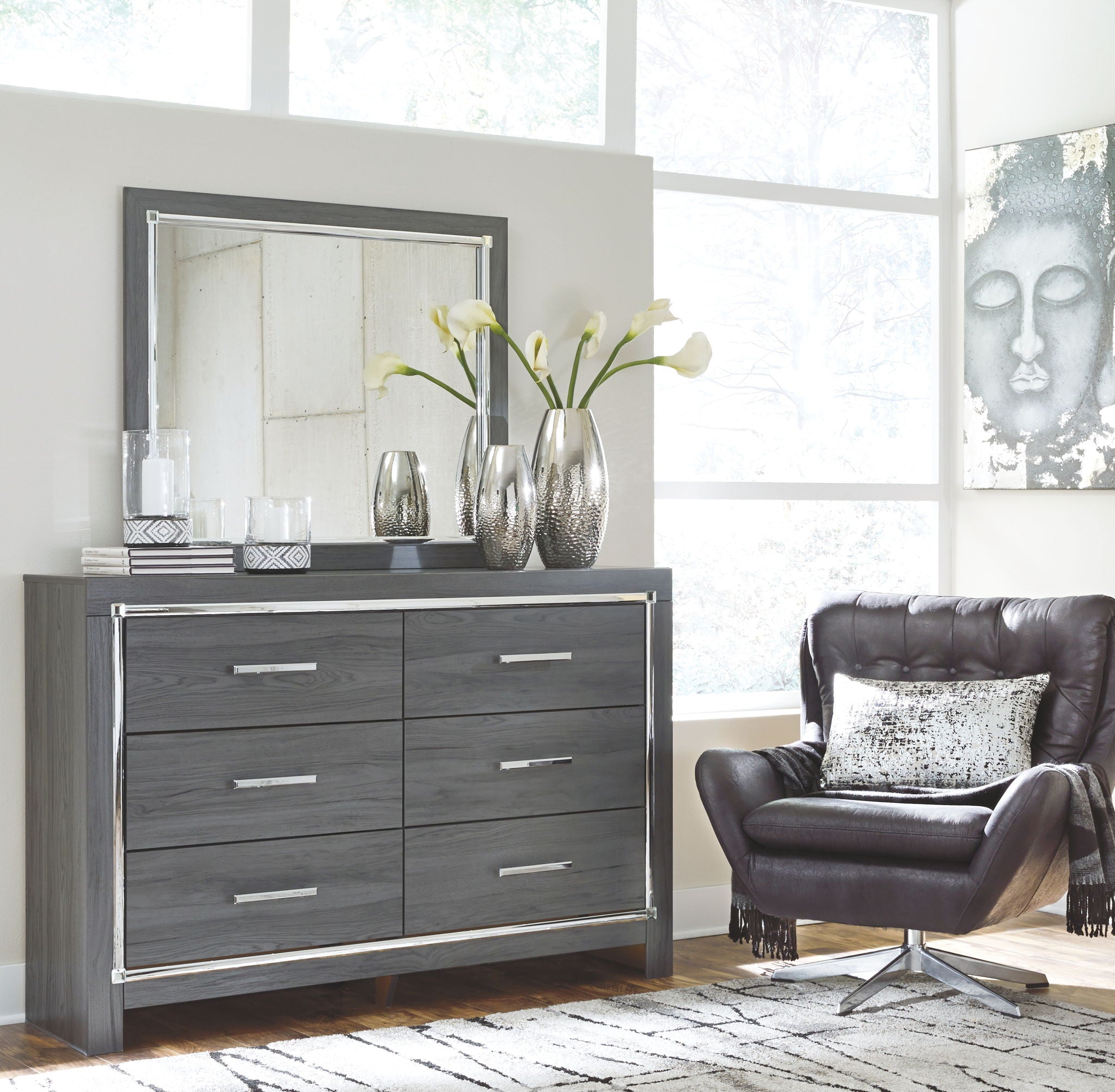 Lodanna - Dresser, Mirror - Urban Living Furniture (Los Angeles, CA)