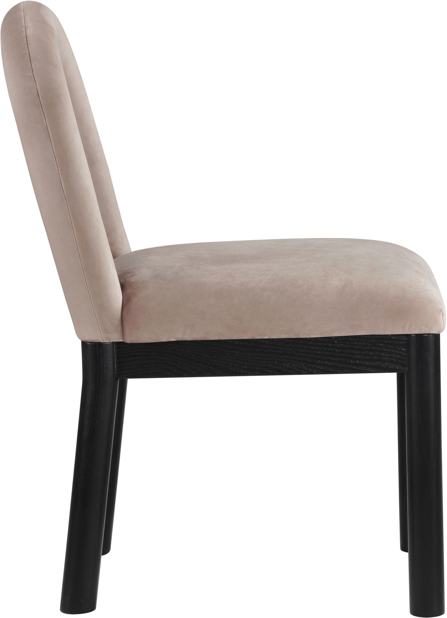 Conrad - Velvet Dining Chair With Black Legs - Urban Living Furniture (Los Angeles, CA)