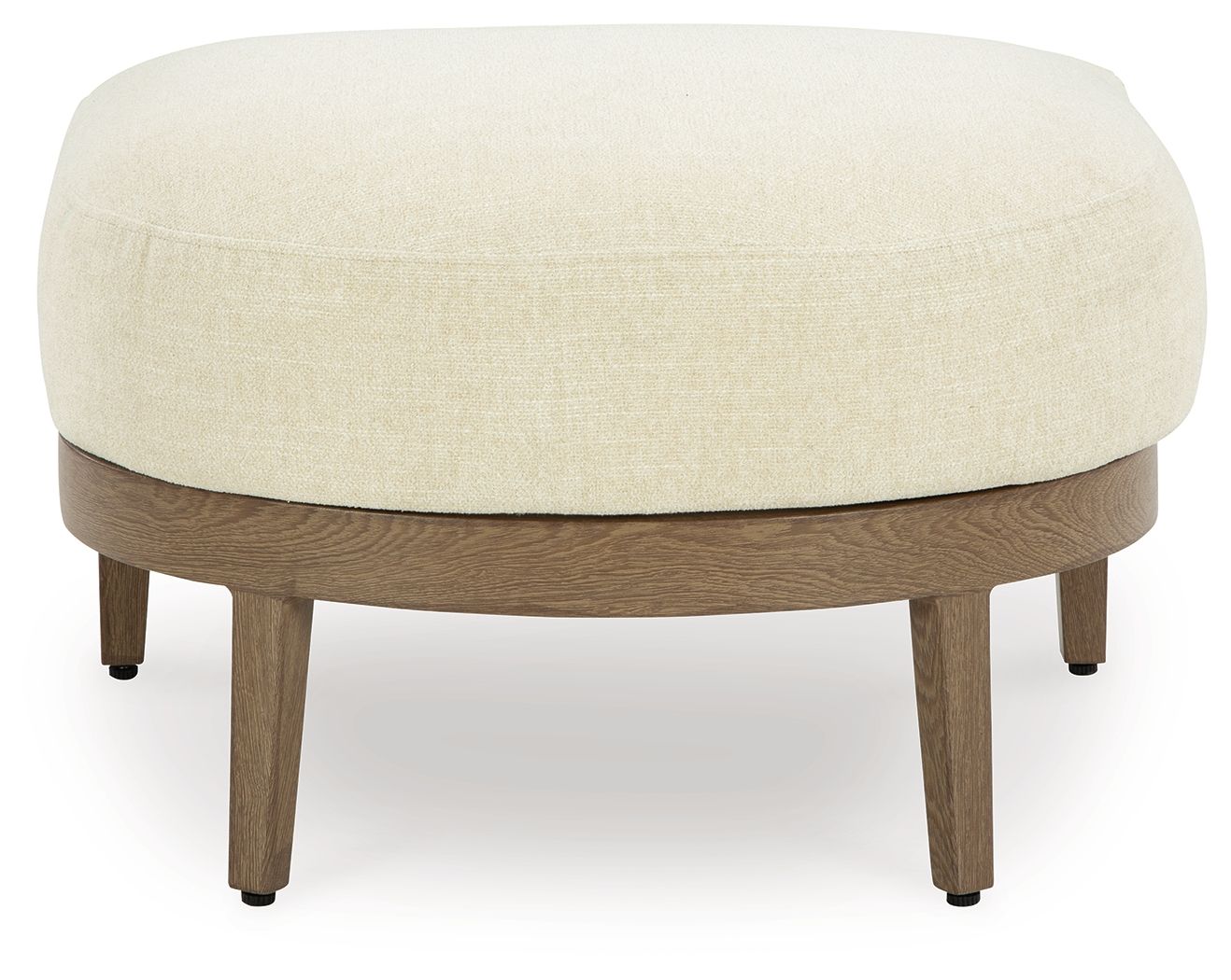 Serene Bay - Dark Brown / White - Ottoman With Cushion - Urban Living Furniture (Los Angeles, CA)