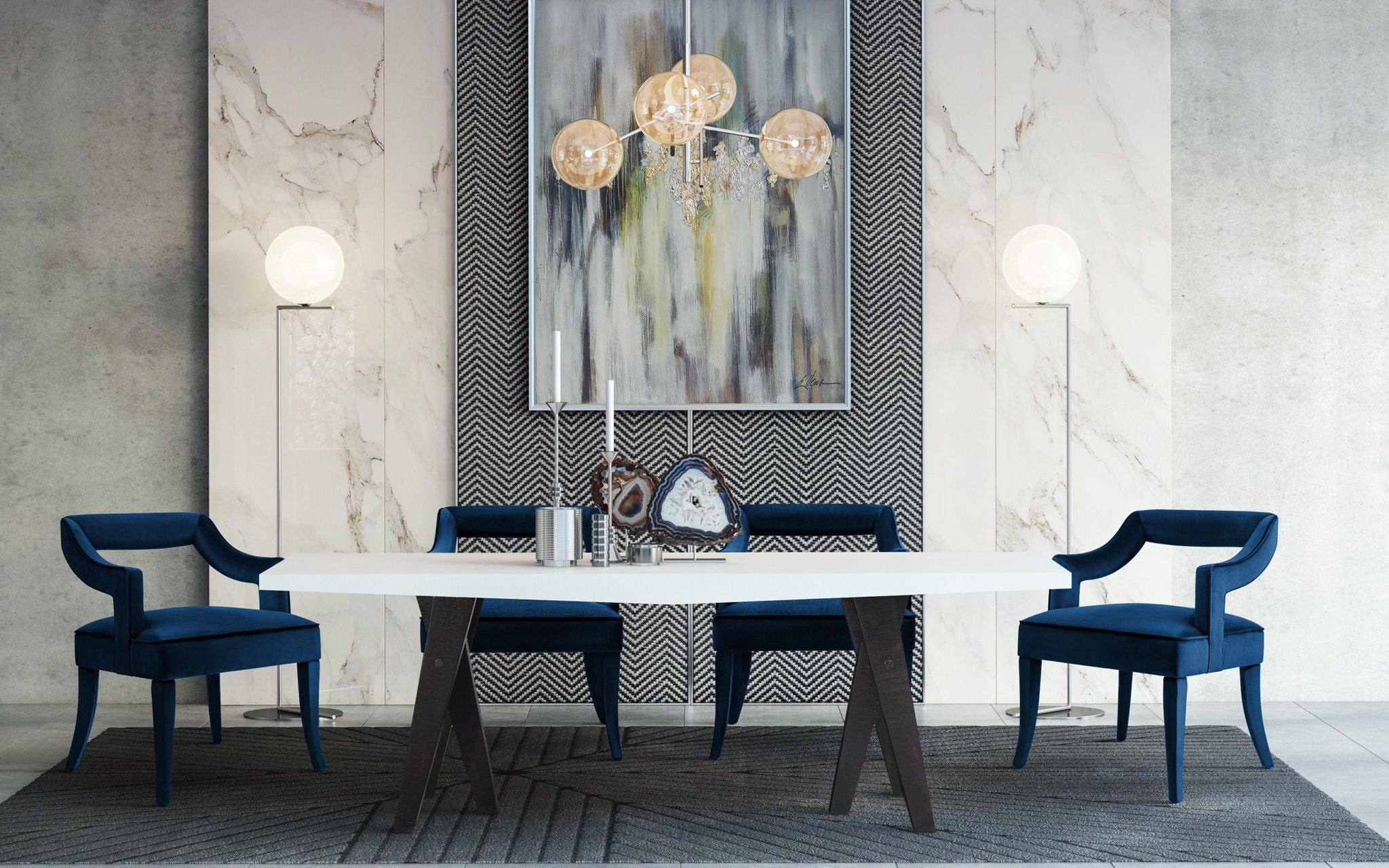 Tiffany - Velvet Chair - Urban Living Furniture (Los Angeles, CA)