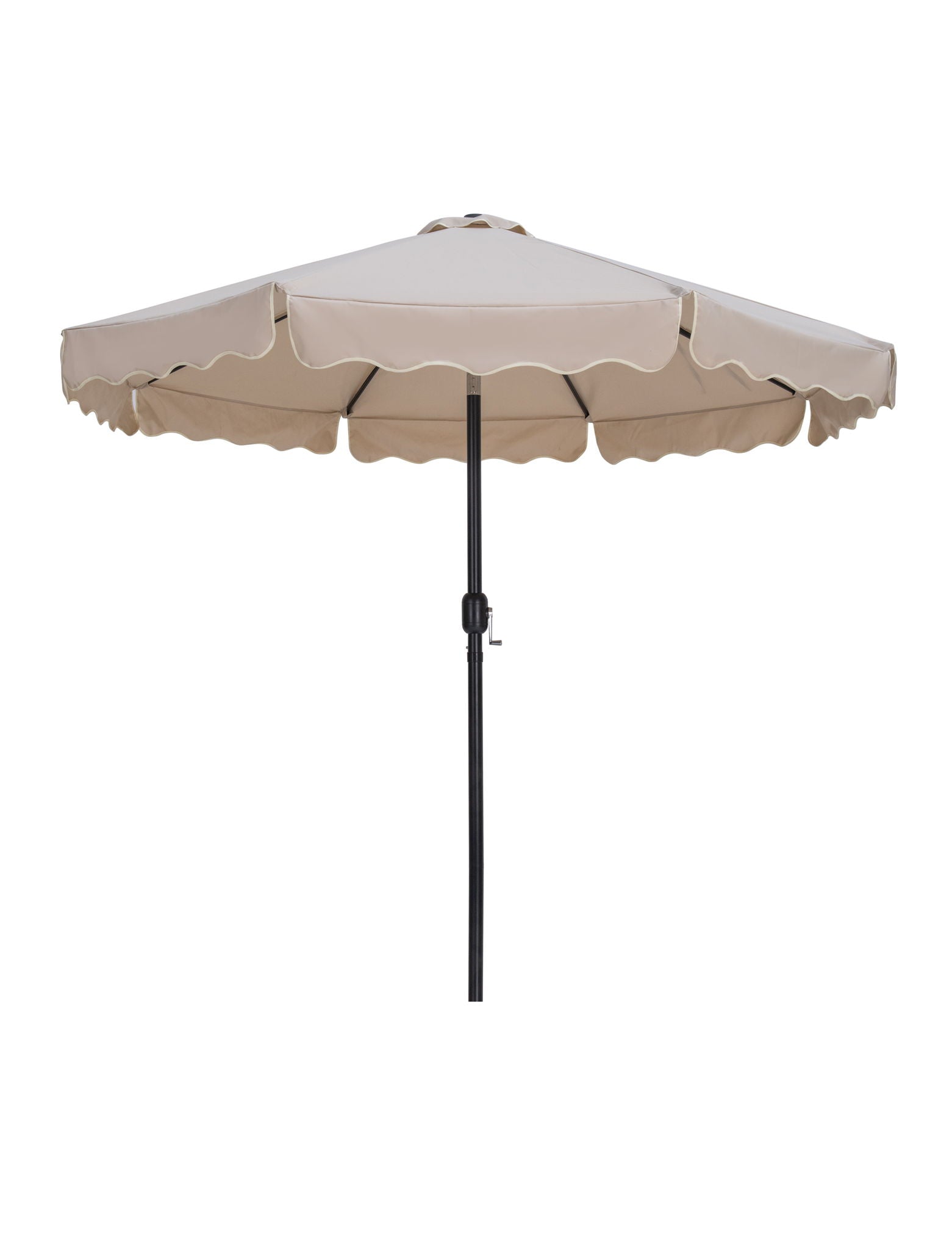 Amalfi - Aluminum Patio Umbrella - Light Brown Base / Black Pole - Urban Living Furniture (Los Angeles, CA)
