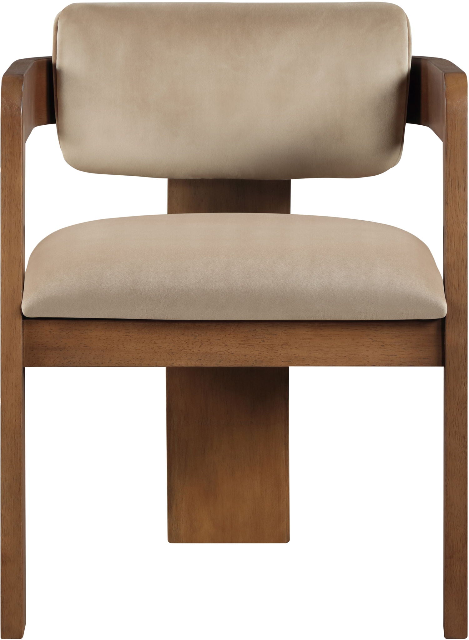 Sacha - Velvet Dining Chair With Brown Base (Set of 2) - Urban Living Furniture (Los Angeles, CA)