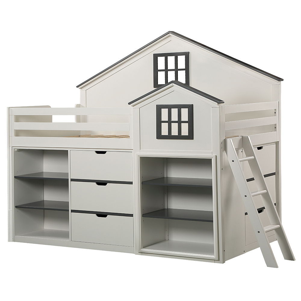 Ratana - Cabinet - Gray & White - Urban Living Furniture (Los Angeles, CA)