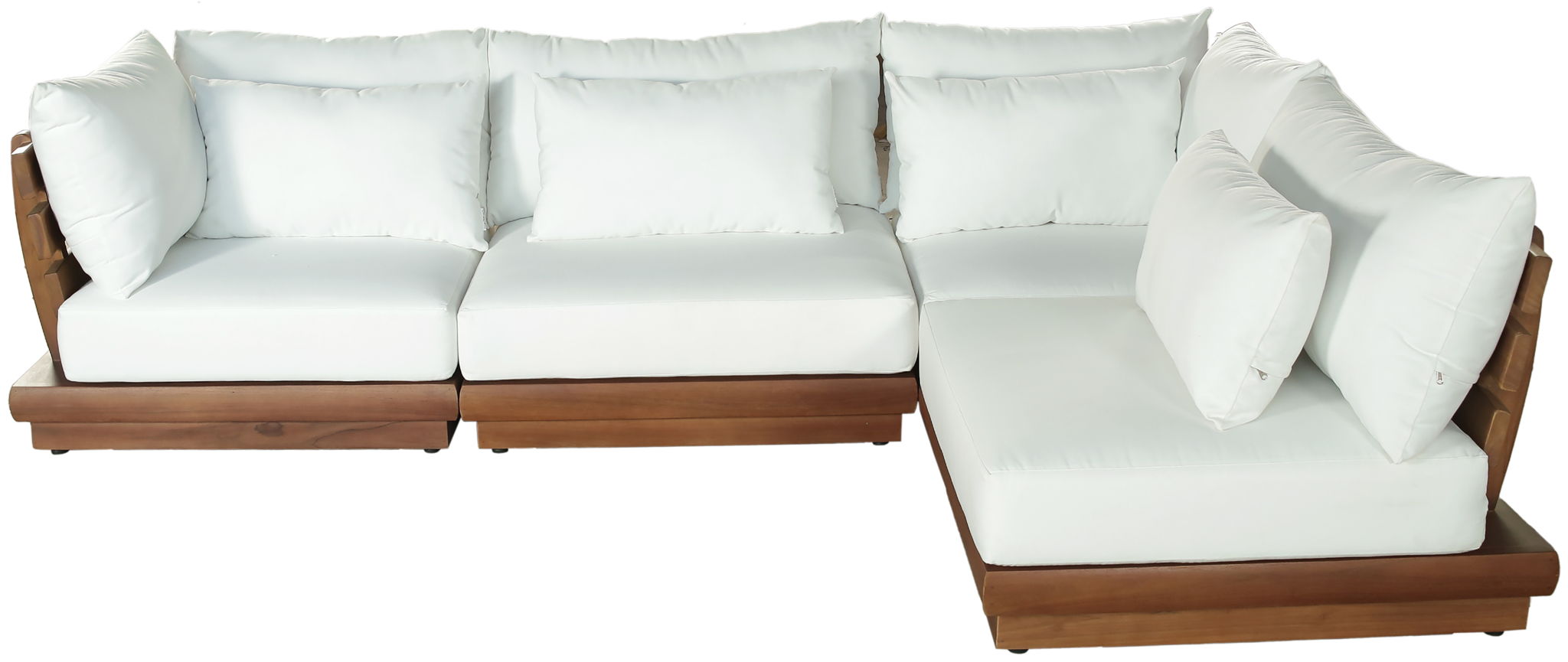 Mirella - 4 Piece Water Resistant Fabric Outdoor Patio Modular Sectional - Urban Living Furniture (Los Angeles, CA)