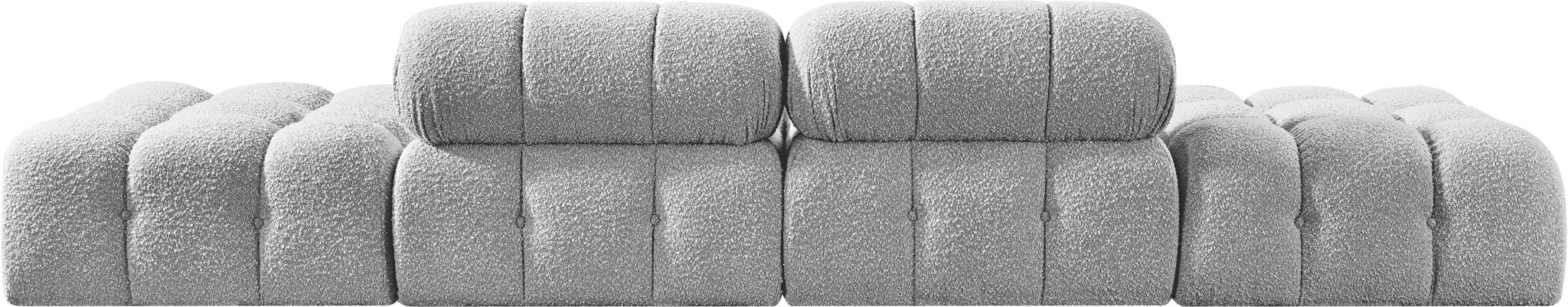 Ames - 4 Piece Boucle Upholstered Modular Sofa With 2 Backless Seats - Urban Living Furniture (Los Angeles, CA)