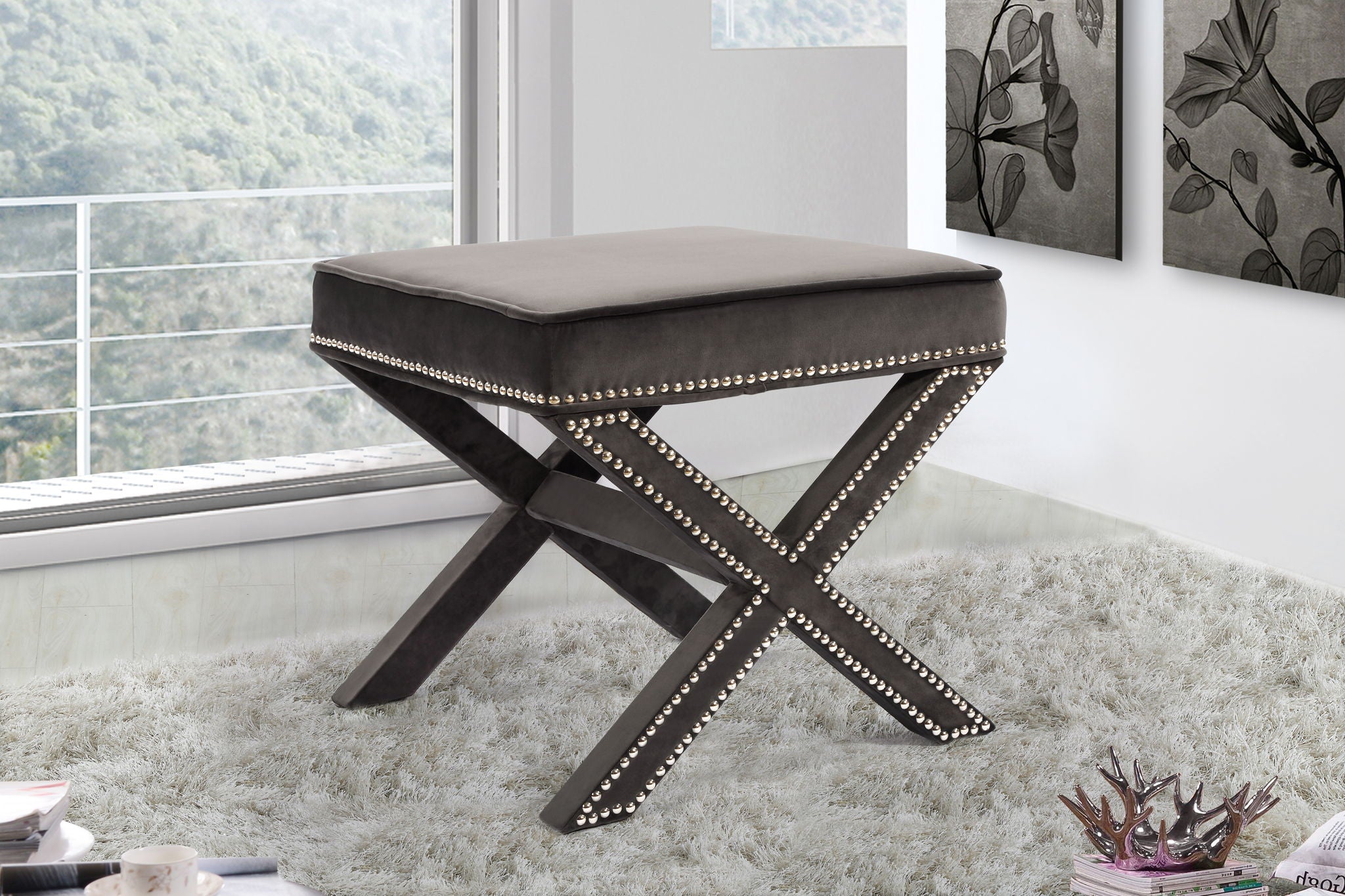 Nixon - Bench Ottoman - Urban Living Furniture (Los Angeles, CA)