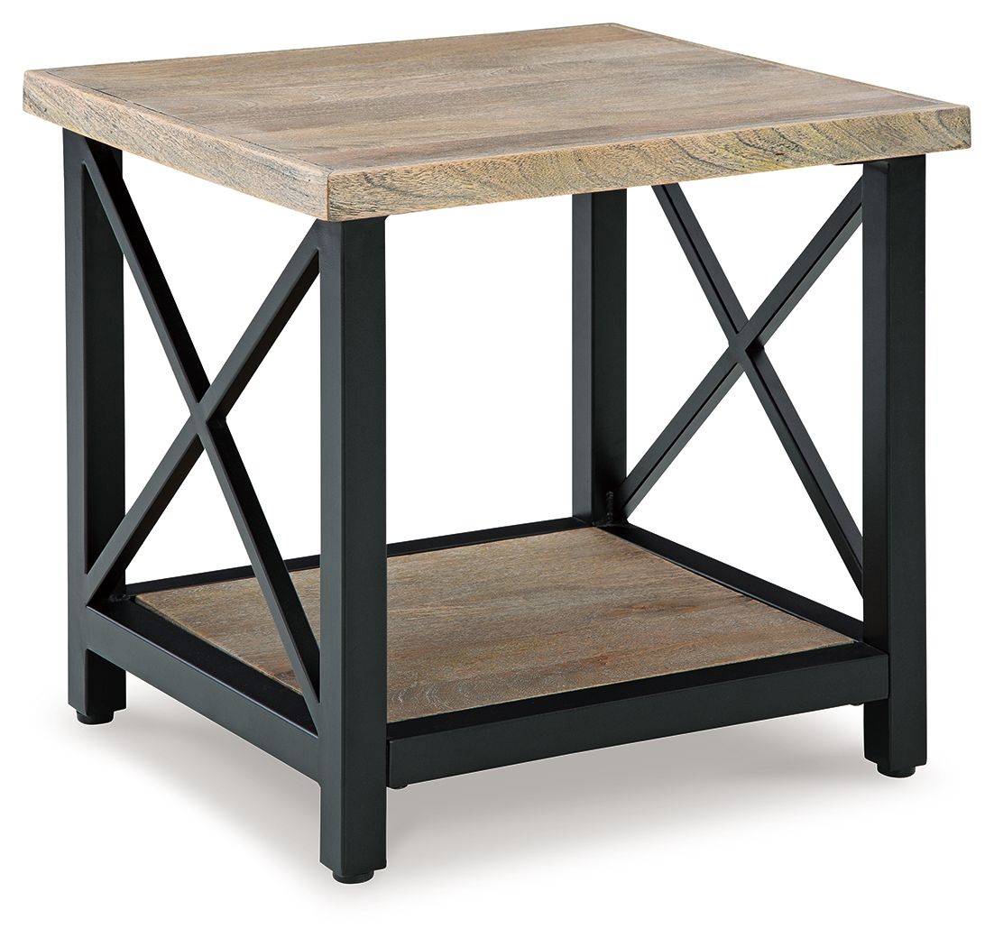 Bristenfort - Brown / Black - Rectangular End Table - Urban Living Furniture (Los Angeles, CA)