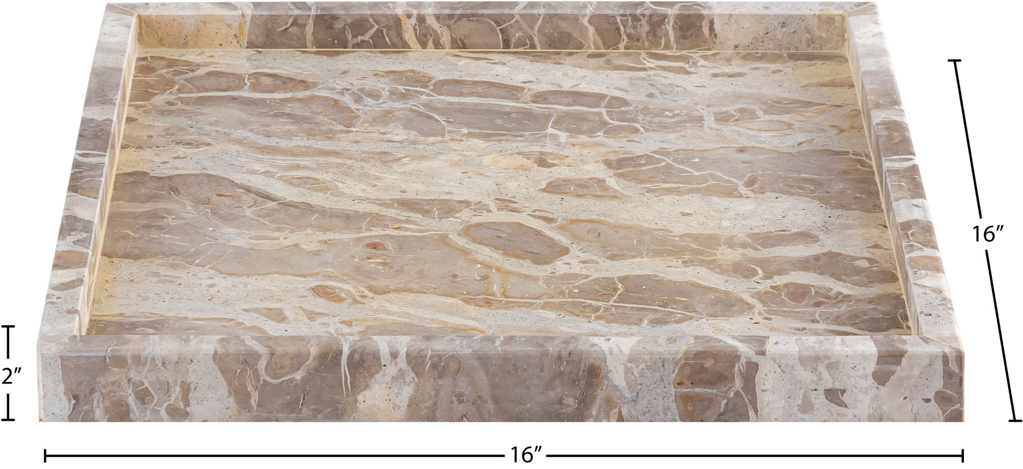 Barletta - Marble Square Tray