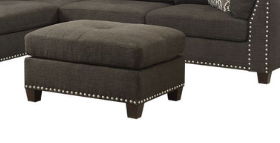 Laurissa - Linen Ottoman - Urban Living Furniture (Los Angeles, CA)