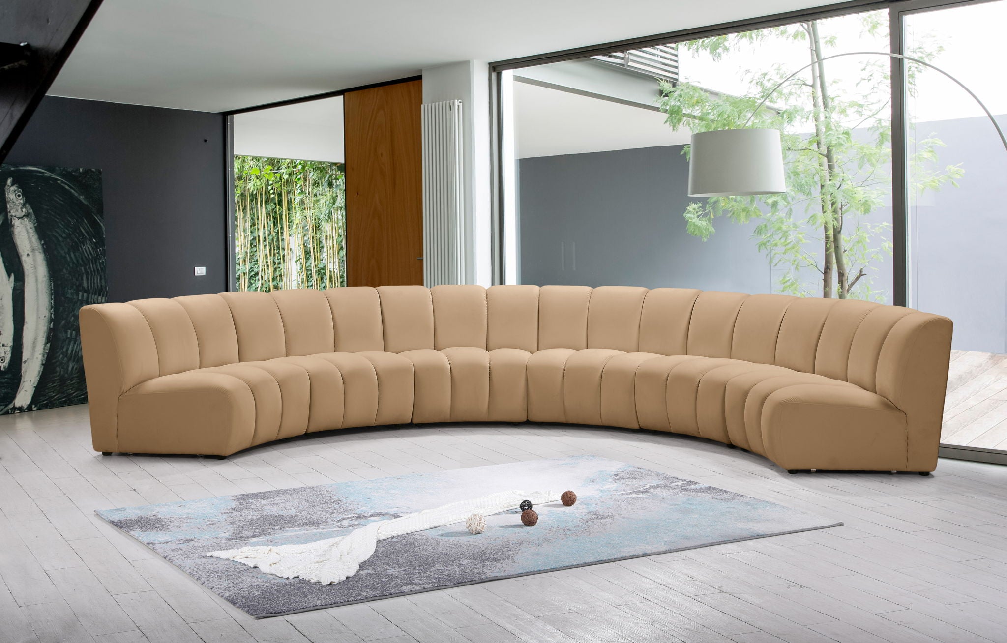 Infinity - 6 Piece Modular Sectional - Camel - Urban Living Furniture (Los Angeles, CA)