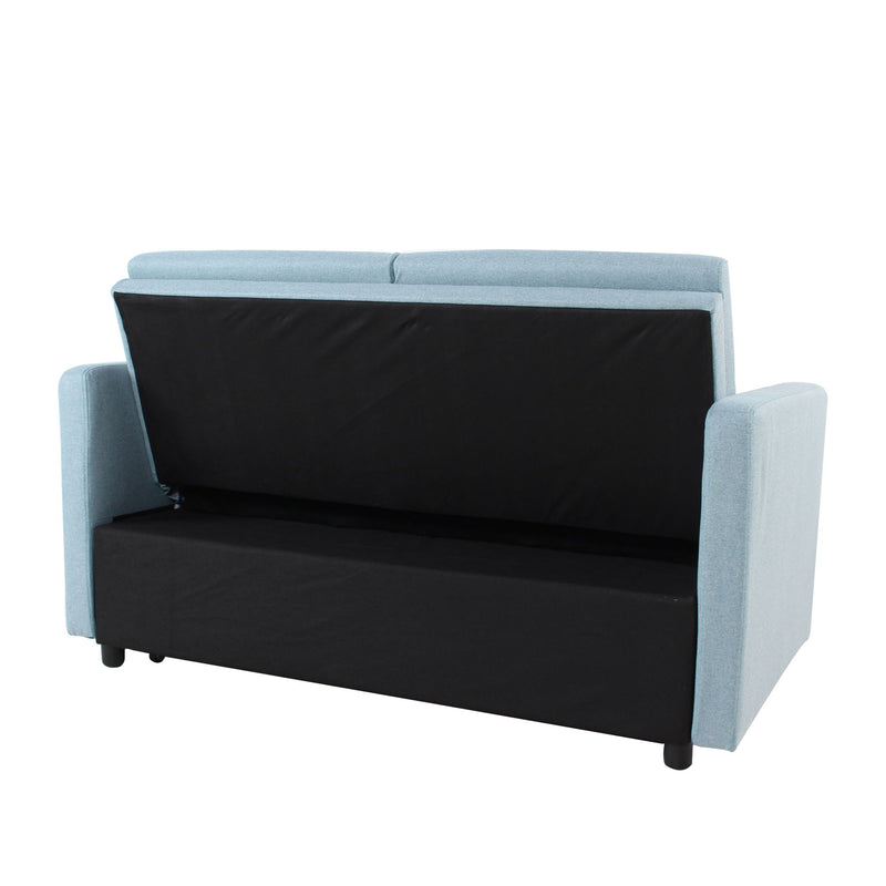 Sleeper Pull Out Loveseat Couch With Adjustable Backrest