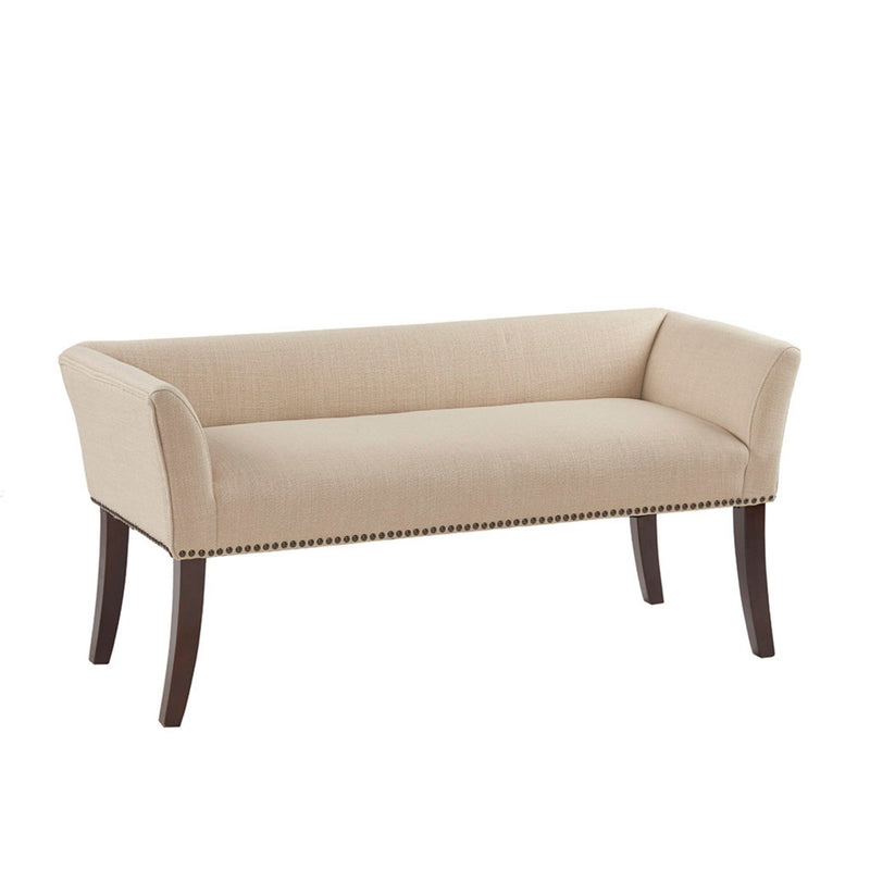 Modern Design Bench Upholstery, Solid Wood Frame