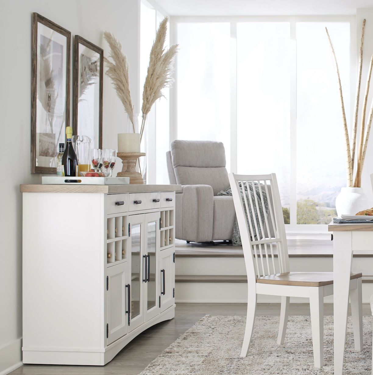 Americana Modern Dining - Buffet Server - Cotton - Urban Living Furniture (Los Angeles, CA)