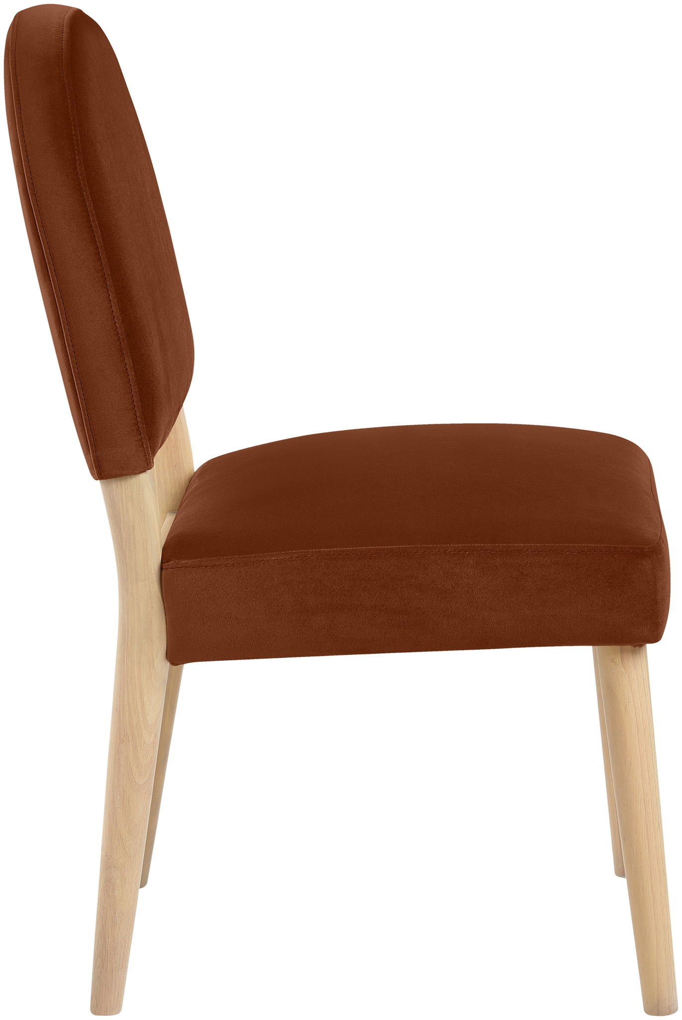Varinelle - Velvet Dining Chair (Set of 2) - Natural Frame - Urban Living Furniture (Los Angeles, CA)