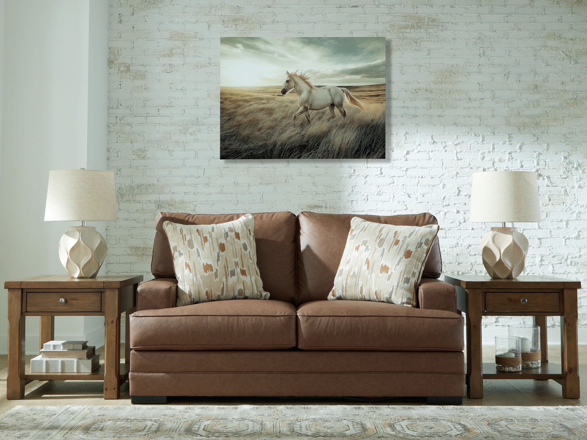 VillaCourt - Caramel - Loveseat - Urban Living Furniture (Los Angeles, CA)