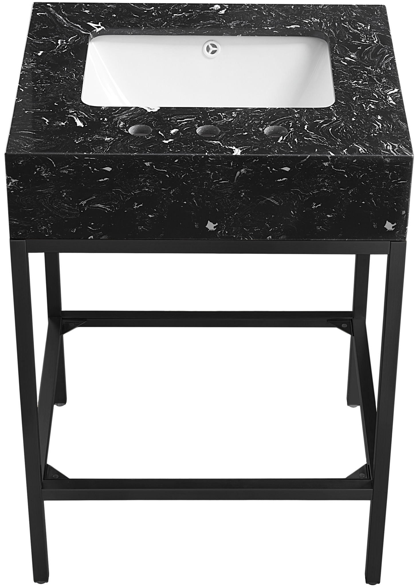 Marmo - Engineered Marble Bathroom Vanity With Black Base - Urban Living Furniture (Los Angeles, CA)