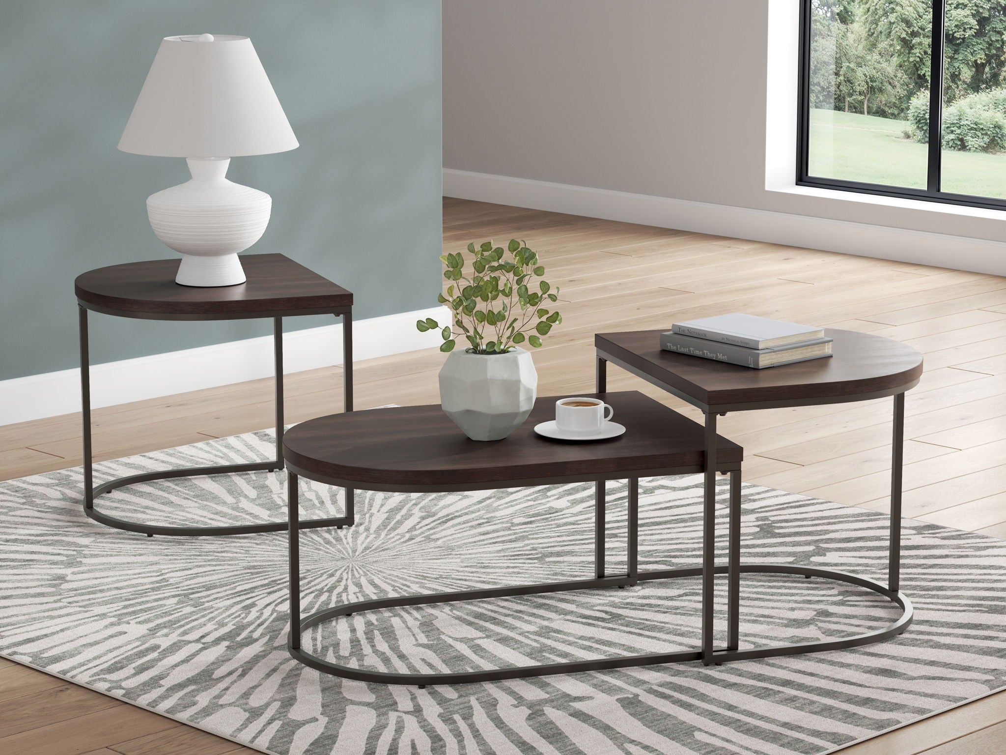 Vanmore - Dark Brown - Occasional Table Set (Set of 3) - Urban Living Furniture (Los Angeles, CA)