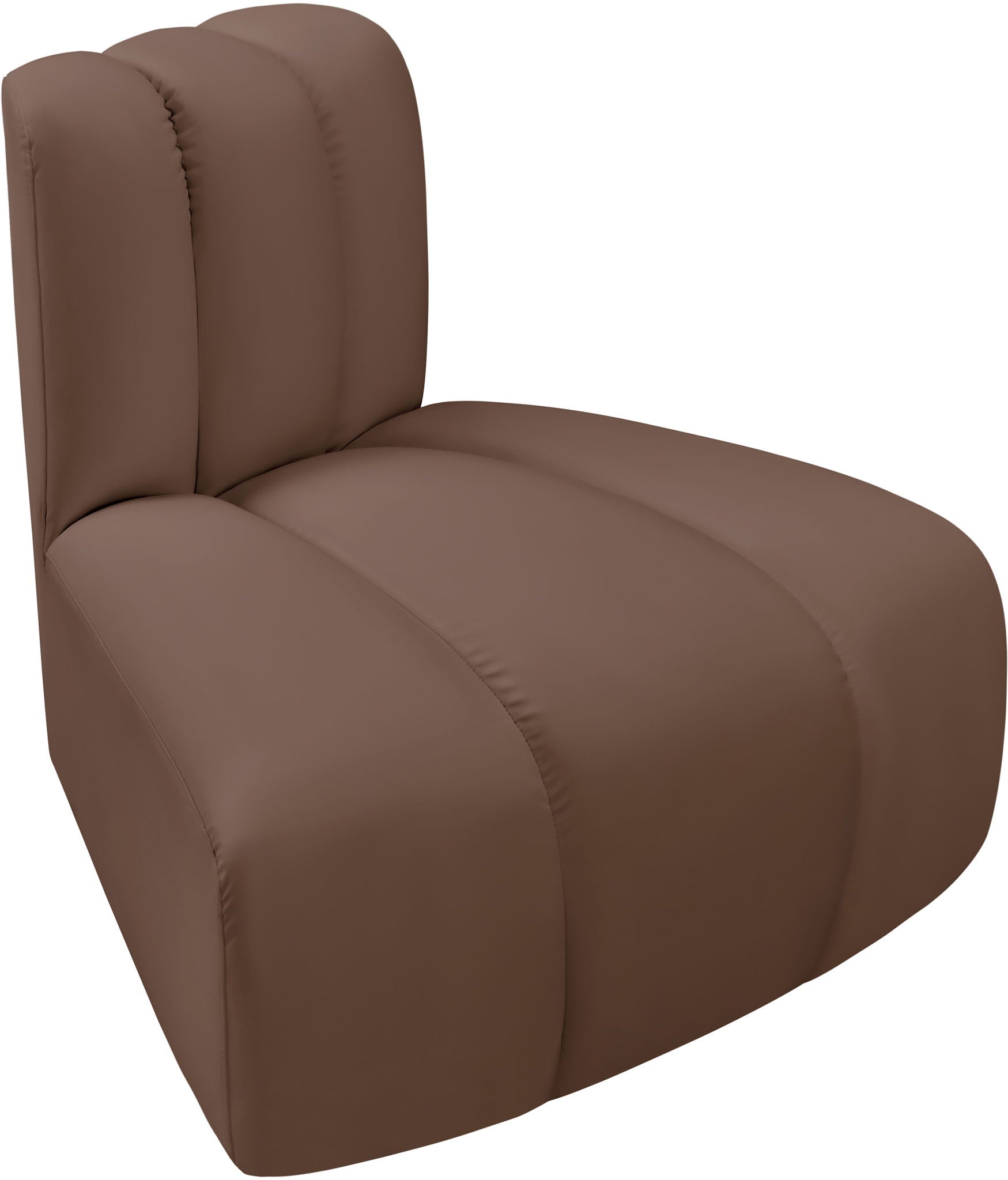 Arc - Faux Leather Reverse Corner Chair - Urban Living Furniture (Los Angeles, CA)