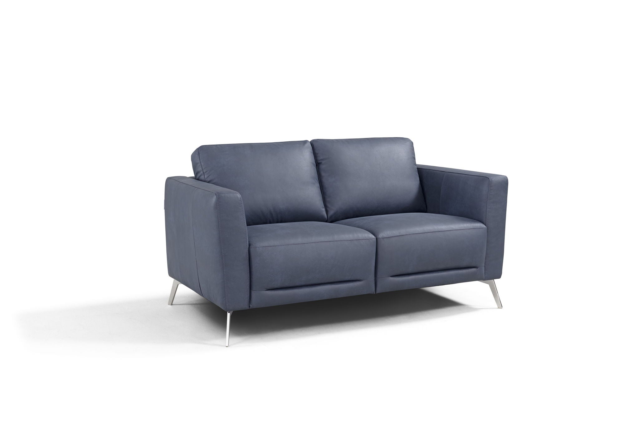 Astonic - Loveseat - Blue Leather - Urban Living Furniture (Los Angeles, CA)