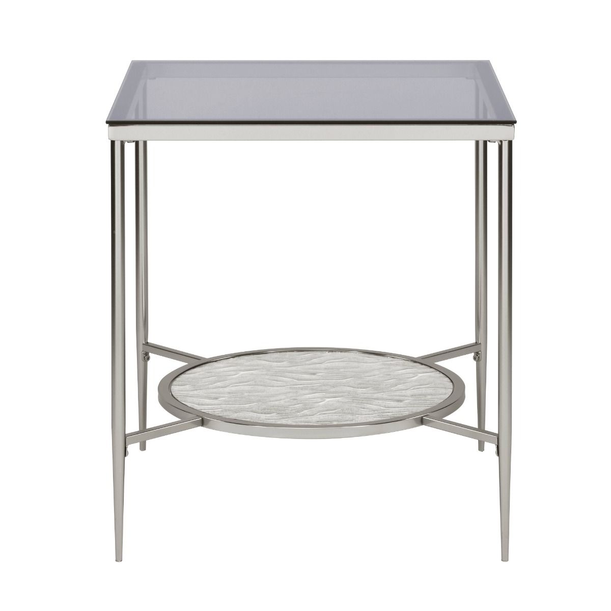 Adelrik - End Table - Glass & Chrome - Urban Living Furniture (Los Angeles, CA)