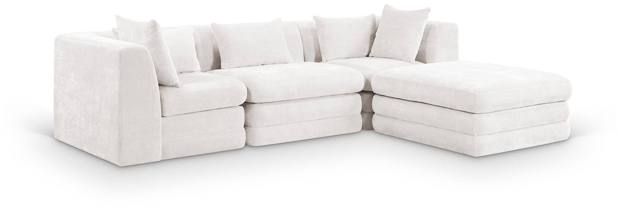 Stellar - 4 Piece Upholstered Modular Sectional - Urban Living Furniture (Los Angeles, CA)