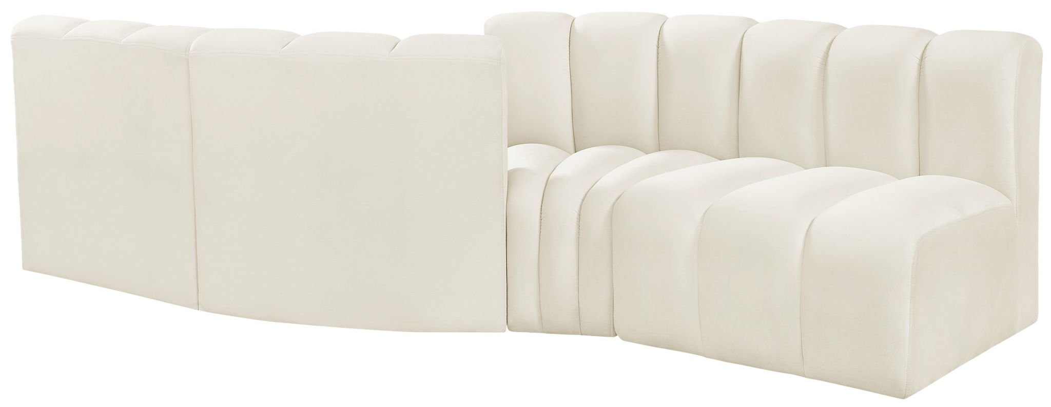 Arc - Velvet 4 Piece Sofa - Urban Living Furniture (Los Angeles, CA)