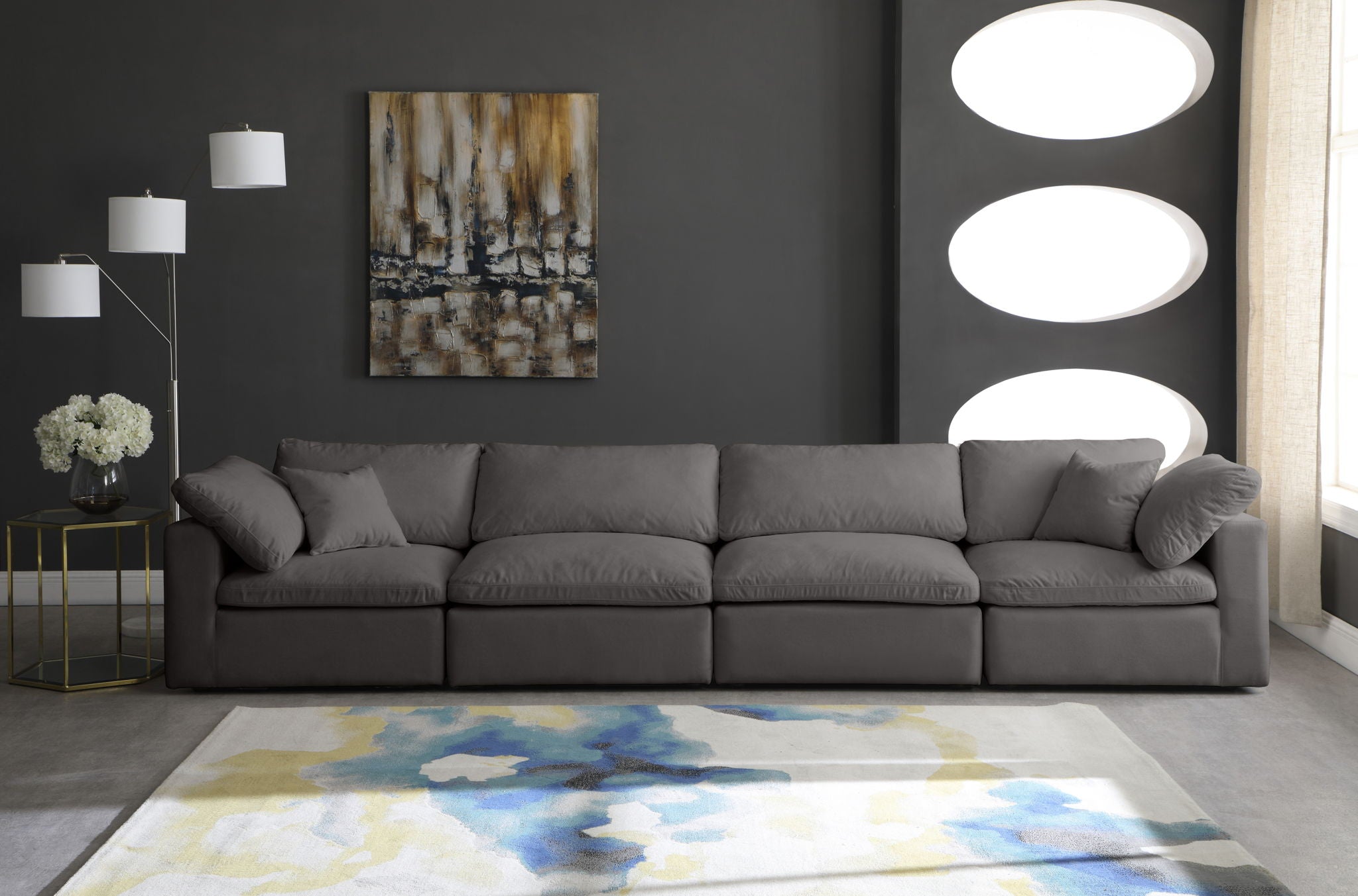 Cozy - Modular 4 Seat Sofa - Urban Living Furniture (Los Angeles, CA)