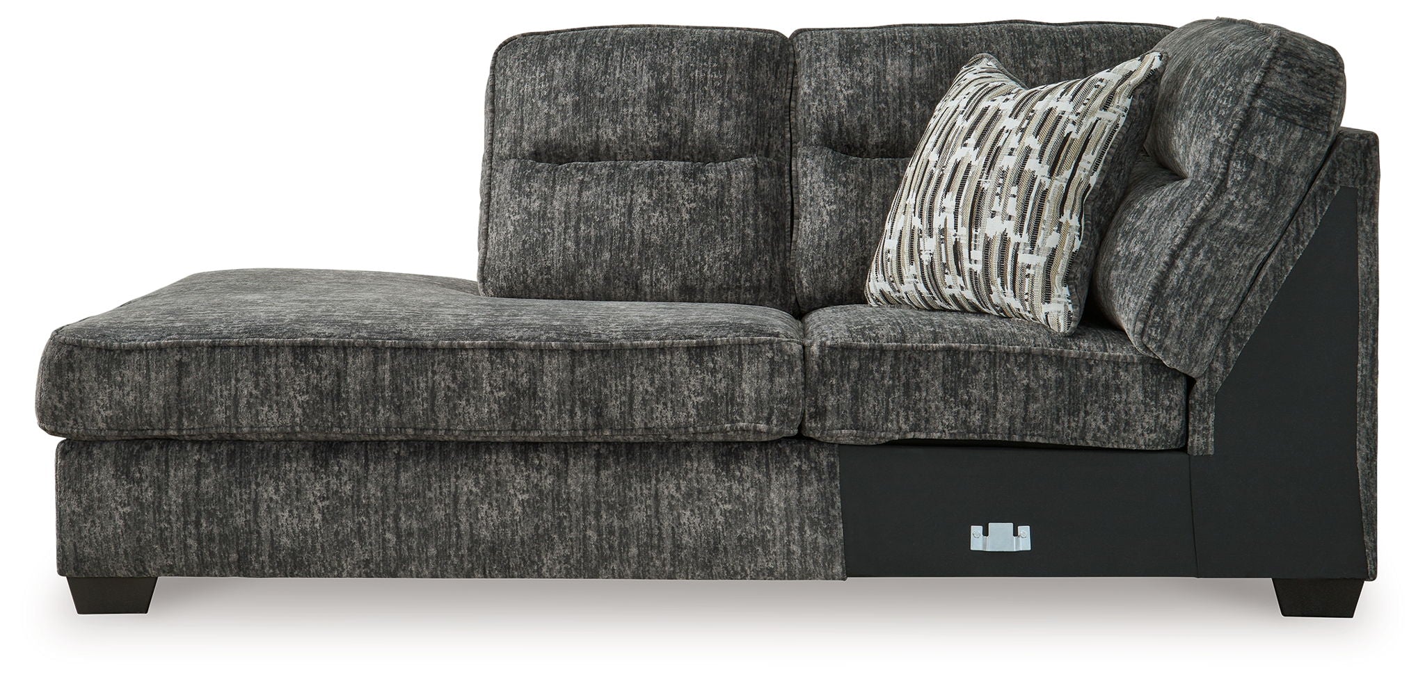 Lonoke - Gunmetal - Laf Corner Chaise - Urban Living Furniture (Los Angeles, CA)