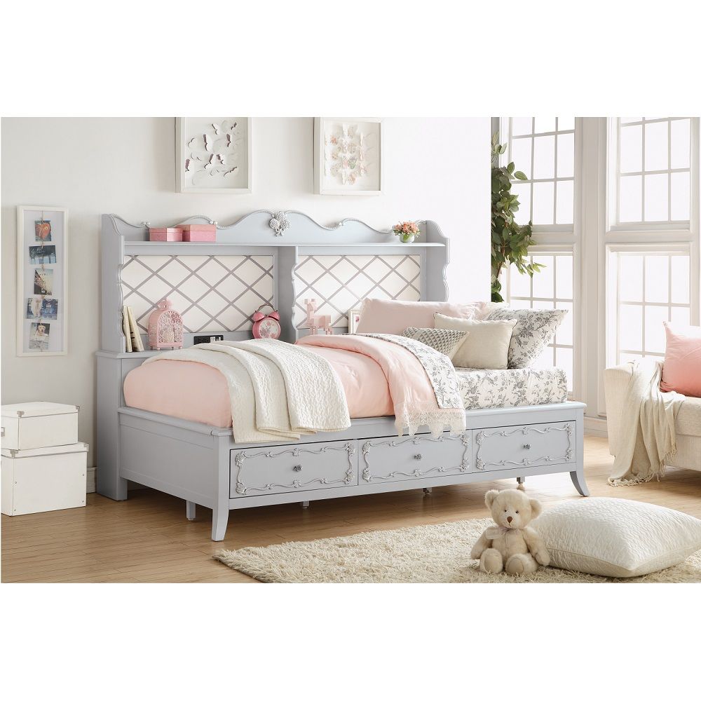 Edalene - Twin Daybed With USB & Storage - Gray - Urban Living Furniture (Los Angeles, CA)