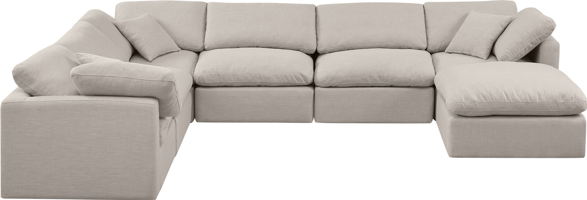 Indulge - Linen 7 Piece Modular Sectional - Urban Living Furniture (Los Angeles, CA)