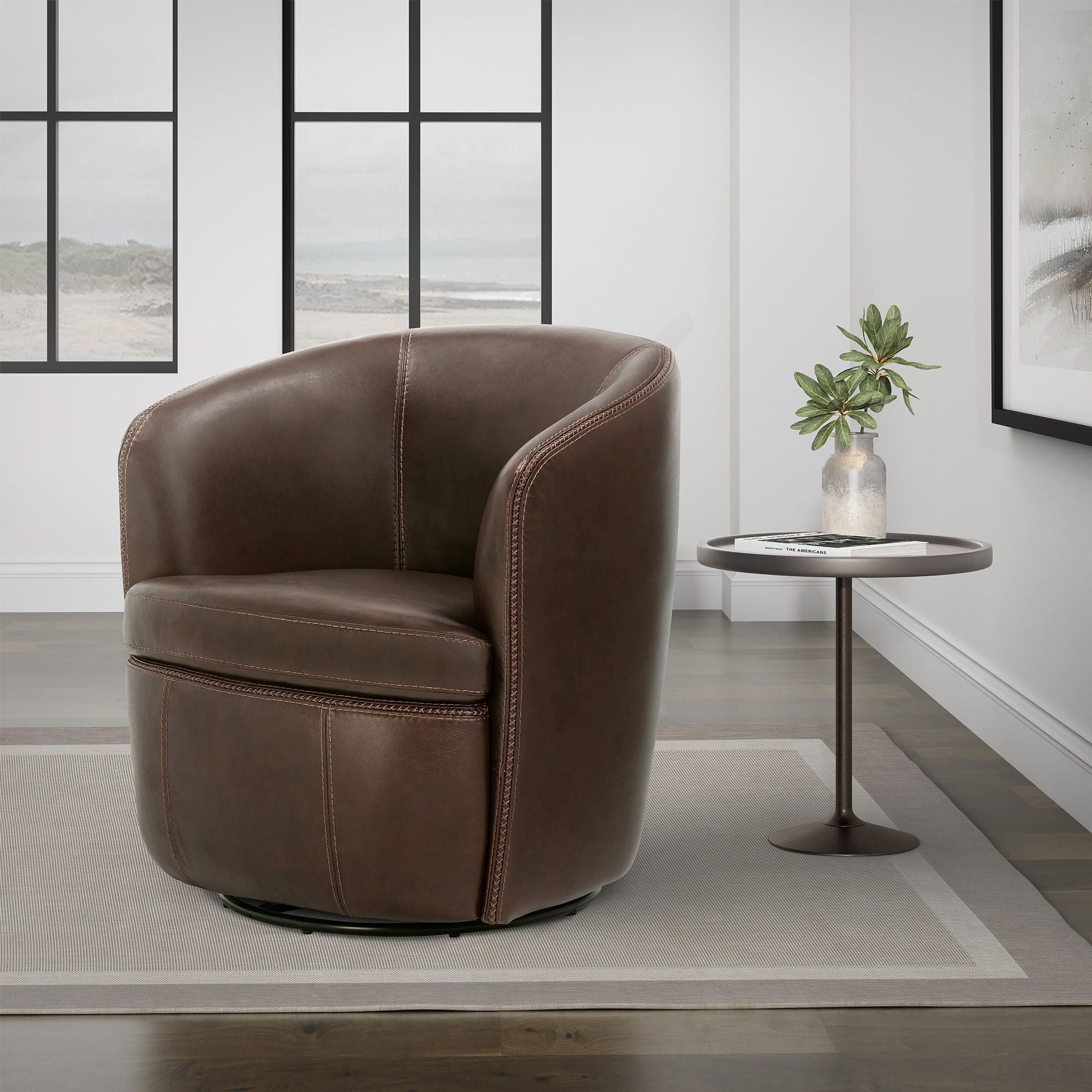 Barolo - Swivel Club Chair - Urban Living Furniture (Los Angeles, CA)