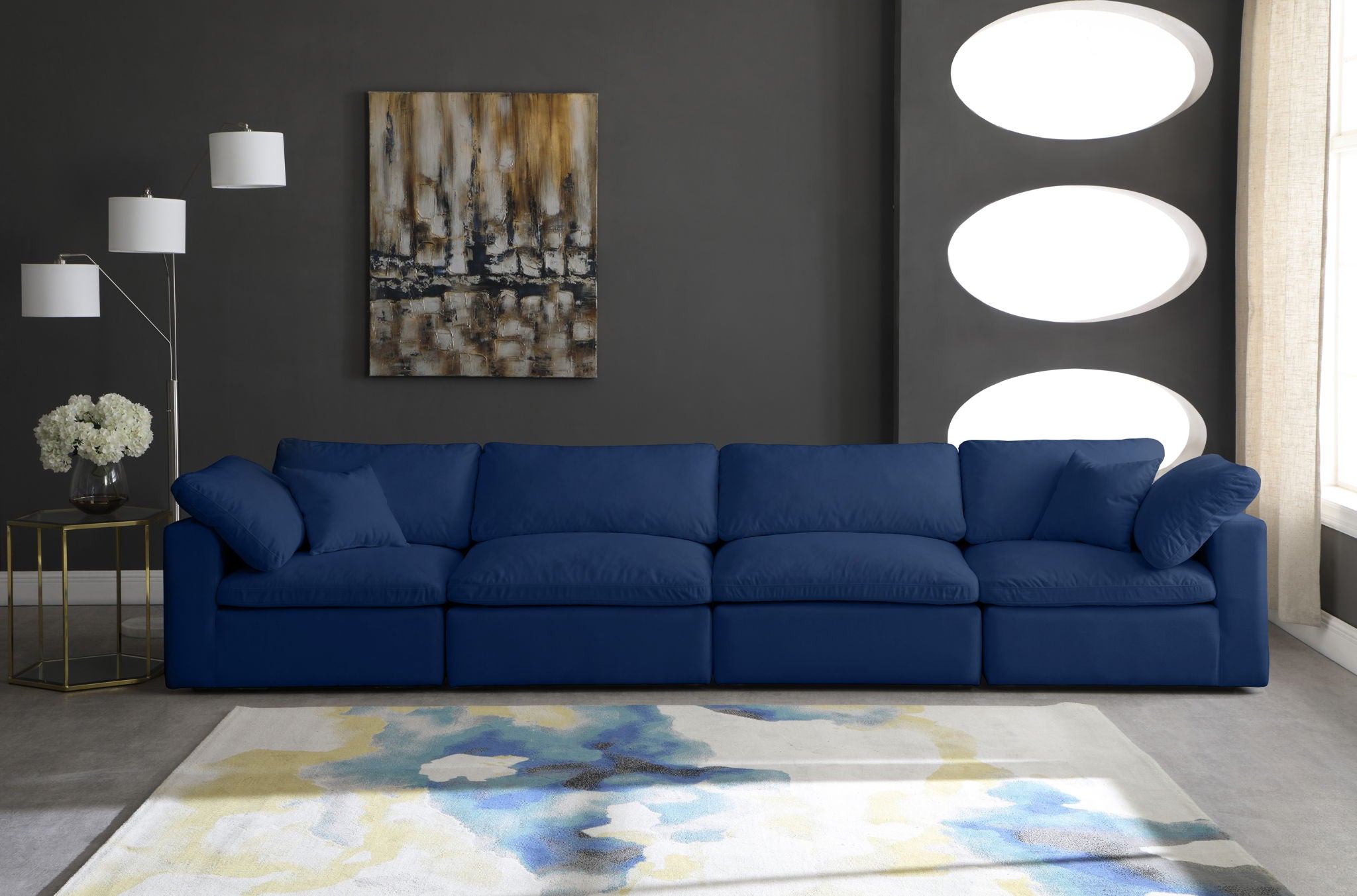 Cozy - Modular 4 Seat Sofa - Urban Living Furniture (Los Angeles, CA)
