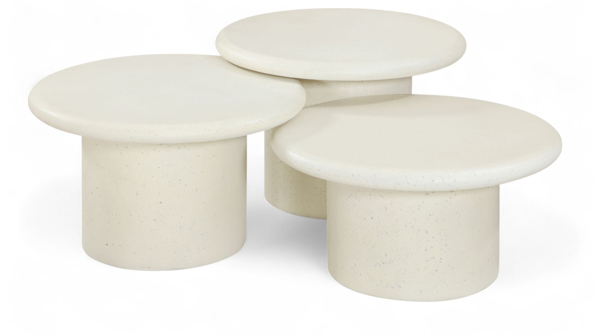 Emara - 3 Piece Concrete And Fiberglass Indoor / Outdoor Coffee Table - Urban Living Furniture (Los Angeles, CA)