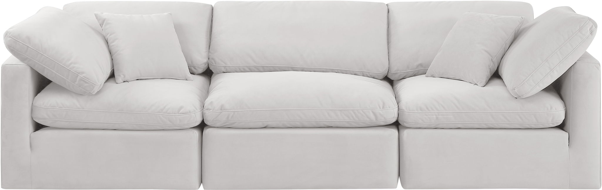 Indulge - Velvet 3 Seat Modular Sofa - Urban Living Furniture (Los Angeles, CA)